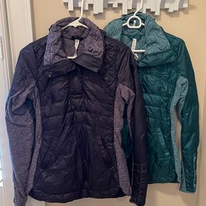 Two (2) Lululemon Fluff Pullovers